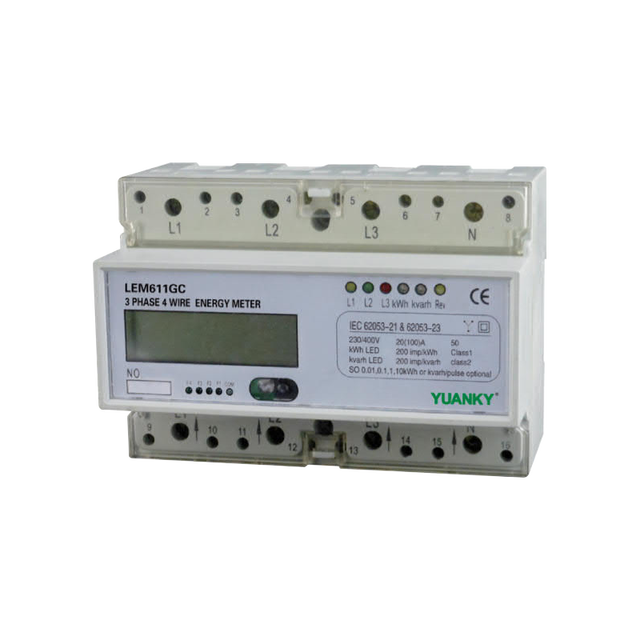 Meter 20(120) DIN Rail Three Phase Smart Multifunctional Energy Meters Watt-meter