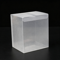 Boîte d'emballage en plastique givré à épaisseur personnalisée, rigide, pliable, avec base auto-verrouillante, pour sachets d'aromathérapie