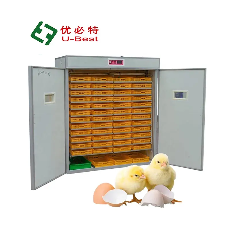 Totalmente automático 2023 New Design Chicken Eggs Machine Poultry Farming Equipment Egg Incubadora