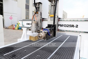 Double Head Wood Engraving Cutting <strong>CNC</strong> <strong>Router</strong> 1325 Saw Blade Water Cooling <strong>Mach3</strong> <strong>Control</strong> System for Cabinets Kitchen Furniture - Product Image 3