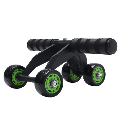 LXYBP-09 Muscle Training Abs Ab Wheel Roller Set Ready To Ship Abs Plastic Ab Wheel Set Abdominal Training Exercise Set