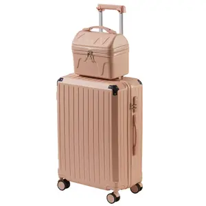 YX16606 Mutli功能热卖男女通用旅行箱行李箱14 + 20英寸2件5尺寸学校旅行箱套装行李箱
