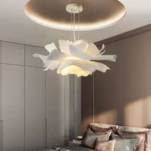 Lampadario a fiori per camera da letto nordica lampada a cono di pino per studio moderno e minimalista creativo