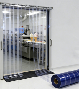 Cortina de PVC Flexible Resistente al Calor y <span class=keywords><strong>a</strong></span> Bajas Temperaturas BOTHWIN, de 3mm-6mm de Grosor, para Línea de Producción de Helados, Corte Disponible - Product Image 1
