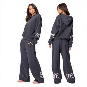 Conjunto Deportivo de Dos Piezas para Mujer, Informal, Sólido, Transpirable, Estampado, de Forro Polar, 100% Nailon, para Gimnasio, Entrenamiento, Fitness, Jogging - Product Image 2