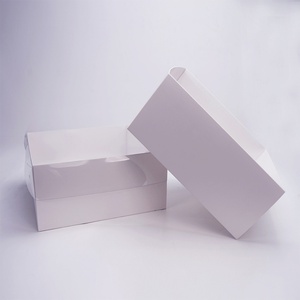 Integrative Dessert Cake Cupcake Box Transparent Cover Square Pastry Packaging Boxes Featuring Recycled <b>Materials</b> for Food Use - Product Image 3