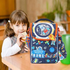 Boîte à lunch isotherme pour garçons Sac à lunch isotherme réutilisable Grand <span class=keywords><strong>fourre</strong></span>-tout pour l'école avec sangle réglable et porte-bouteille CANETTES - Product Image 5
