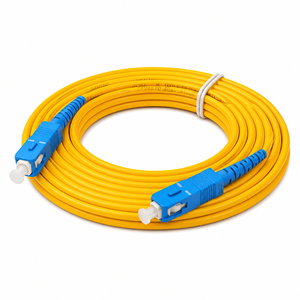 Cordon de brassage <span class=keywords><strong>fibre</strong></span> <span class=keywords><strong>optique</strong></span> monomode SC UPC Simplex 900 micromètres avec gaine PVC LSZH pour interconnexion de stations de base FTTA - Product Image 3
