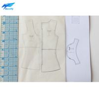 Papel para Ploter de Ropa, Papel para Diseño de Patrones, Rollo Completo de Papel con Puntos Cruzados de 280 m, Papel para Patrones de Costura