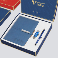 Ensemble cadeau d'entreprise personnalisé en cuir PU, carnet A5 avec stylo, articles promotionnels de luxe pour cadeaux d'affaires en gros