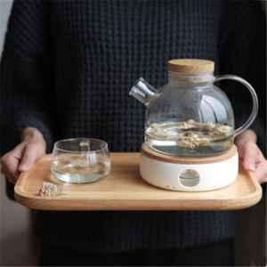 Japanese Style Rectangular Rubberwood Serving <b>Tray</b> 36x24x2cm For <b>Tea</b> Coffee Desserts Home Use - Product Image 4