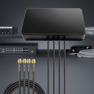 เสาอากาศแนวตั้ง 4 ช่องสัญญาณ 5G MIMO รองรับ 4G 3G คลื่นความถี่เต็ม 600-5000MHz สาย RG174 8.0dbi - Product Image 1