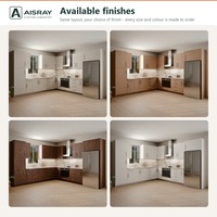 Meuble de cuisine de luxe avec portes en mélamine, aménagement moderne en L, rangement par tiroirs, unités modulaires et boîtes en panneaux de particules