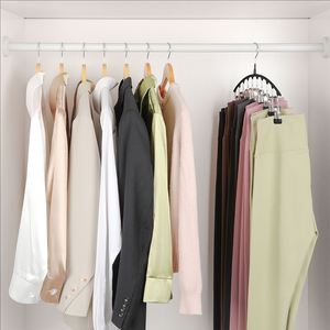 Yuyang 요가 바지 주최자 옷장 공간 절약 멀티 클립 걸이 주최자 레깅스 금속 옷걸이 옷장 보관 - Product Image 6