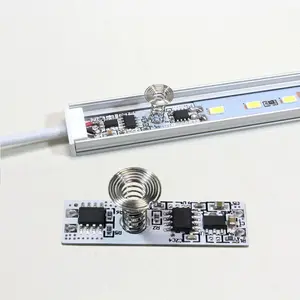 Usine en gros capteur tactile interrupteur de commande led gradateur pour LED placard armoire lumière dimmable capteur tactile bouton 12 volts