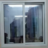 Ventana Corredera de PVC con Doble Vidrio, Aislamiento Acústico y Ahorro de Energía para Interiores, Diseño Impermeable