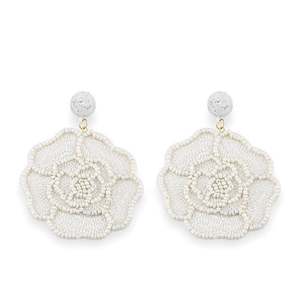 Pendientes de cuentas Miyuki Hechos a Mano Felicidad - Product Image 1