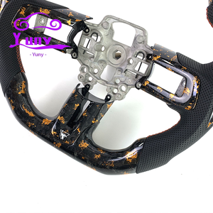 Volant de course en fibre de carbone forgé sur mesure pour <span class=keywords><strong>Mustang</strong></span> <span class=keywords><strong>GT</strong></span> 350 <span class=keywords><strong>500</strong></span> S550 Shelby ZG Mach-<span class=keywords><strong>E</strong></span>, style D - Product Image 3