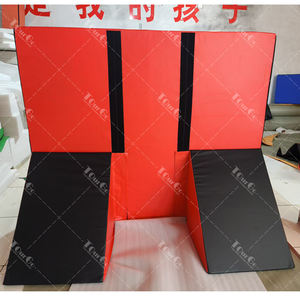 American Ninja Warrior Obstacle Course Gymnastics Kids Soft Play Equipment 5 Piece Set Road Block Wall Section with 4 Quad Step - Product Image 2