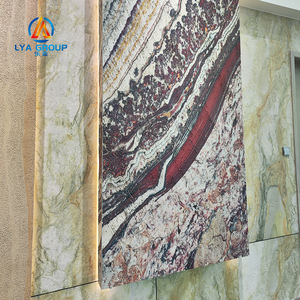 Revêtement mural flexible en pierre de travertin 3D de luxe, aspect pierre naturelle, panneau de pierre flexible - Product Image 3