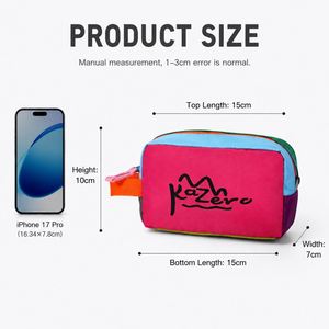 Custom Logo Nylon Cosmetic <b>Bag</b> Lightweight Waterproof <b>Travel</b> Organizer Pouch <b>Small</b> Makeup <b>Bag</b> Zipper Storage <b>Bag</b> OEM ODM - Product Image 2