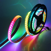 Éclairage décoratif Bande LED RGB Couleur blanche Ip30 144 pixels 5v Sk6812 Bande LED adressable RGBW Pixel LED RGBW RGB Rgbic Nw Cw Ww