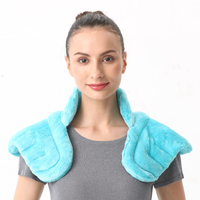 Microwaveable Heating Pad Weighted Cordless Heated Neck and Shoulder Wrap with Lavender Aromatherapy for Pain Relief, Comfort