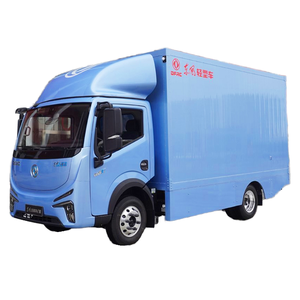 Camionnette utilitaire électrique Dongfeng 4x2 à conduite à gauche, capacité 5-10T, véhicule à énergie nouvelle, couleur bleue - Product Image 1