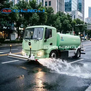 รถบรรทุกฉีดน้ำทำความสะอาดไฟฟ้า Chengli 12.2 ลูกบาศก์เมตร 4*2 สำหรับรดน้ำถนนและลดฝุ่น - Product Image 2