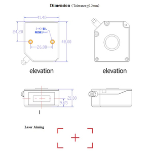 เครื่องสแกนบาร์โค้ด1ล้านพิกเซล2D CMOS แบบติดตั้งถาวรพร้อมอินเตอร์เฟซ USB/ttl แบบรวดเร็วแหล่งจ่ายไฟ LED สำหรับสแกน A4 - Product Image 3