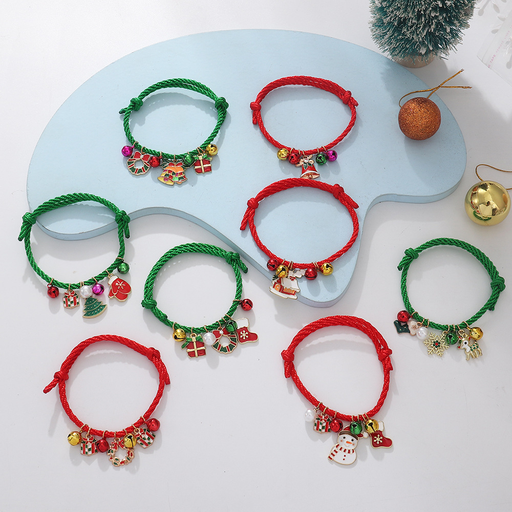 CERSLIMO Bracciale Natalizio Con Ciondoli A Campanella Per Donne - Regalo Per Calza Di Natale - 3