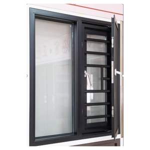 Fenêtre en alliage d'aluminium à rupture de pont thermique de haute qualité, insonorisée, à double <span class=keywords><strong>vitrage</strong></span>, pour la rénovation de villas résidentielles - Product Image 1