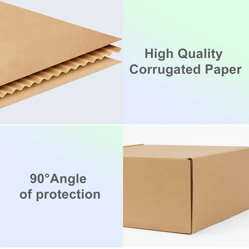 Caixa de papel para envio postal de papelão para peruca de roupas e cosméticos, caixa de papelão dobrável reciclável OEM
