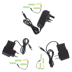 Eliminadores de batería AA universales de 6V, Cable de fuente de alimentación de 110V, 220V a 6V AA <span class=keywords><strong>LR6</strong></span> AM3, batería para esfigmomanómetro de luz LED - Product Image 1