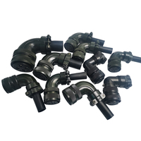 Vente d'usine 1 2 3 4 broches MS 5015 Amphenol connecteur MS3108 MS5015 3106A 20-4S 90 180 degrés pins PCB prise Standard