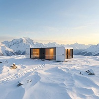 Maison capsule spatiale moderne, maison préfabriquée modulaire, pod de glamping insonorisé, logo personnalisé pour les complexes hôteliers et les ADU de jardin