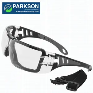 Lunettes de sécurité industrielles avec logo personnalisé, monture en PC, lentilles anti-impact et anti-rayures, équipement de protection individuelle - Product Image 4