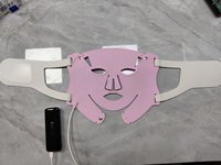 Appareil de soin du visage à domicile, 3 niveaux de luminosité, fonction minuterie, rechargeable par USB-C, équipement de soin de la peau du visage