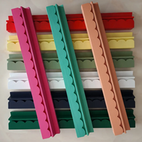 Supports de mahjong de luxe bleu foncé avec poussoir, ensemble américain 4 pièces, supports en bois pour mahjong, 20''