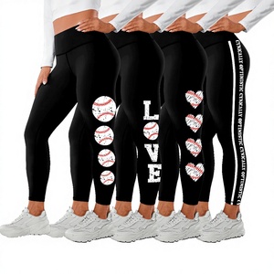 <b>Dropshipping</b> Products 2024 Wholesale High-waisted Spandex/Nylon Asymmetrical Casual Seamed Yoga Pants Leggings Womens - Product Image 2