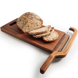 Tabla de cortar de madera rectangular, madera maciza, duradera, para cortar pan, uso en la cocina - Product Image 3