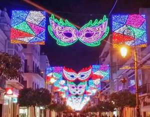 Instalación de vacaciones <span class=keywords><strong>Navidad</strong></span> vacaciones Led tema luz calle decoración exterior <span class=keywords><strong>farola</strong></span> - Product Image 2