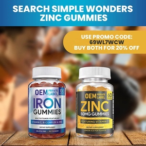 Integratore di ferro con vitamina C, A, vitamine B complesso, biotina e zinco Gummies di ferro Vegan Gummies di ferro per adulti pillole di ferro capsule - Product Image 6