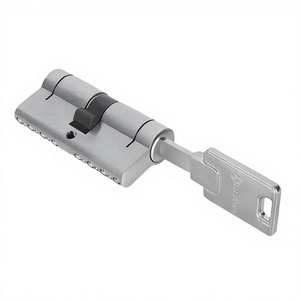 Cylindre de serrure de toilettes moderne à profil européen, à bouton rotatif, avec 5 clés <span class=keywords><strong>pour</strong></span> la sécurité hôtelière - Vente chaude - Product Image 3