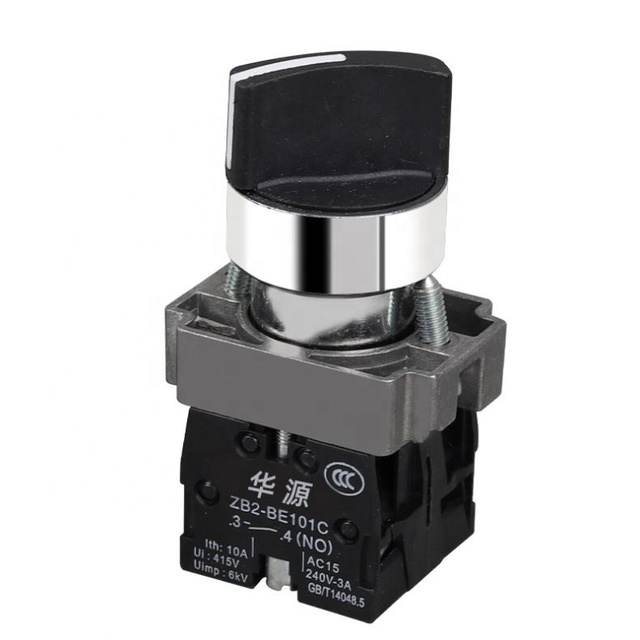 Knob Switch Two-Three Position Self-Locking Reset XB2-BD21/25/41/45/33 Power Switch Selector Conversion 22mm