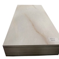 Panneau de revêtement mural pour salle de bain et douche en PVC imitation marbre, 1220*2440 mm, avec protection UV pour intérieur