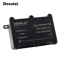 Caja de Conexiones Eléctrica de Policarbonato, Marca Deenlai, Modelo FSH713-A