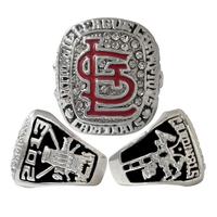 Set de Anillos de Campeonato de los St. Louis Cardinals 1926-2013, Joyería de Moda, Anillos de Piedras Preciosas Estilo Hip Hop, Caja de Exhibición para Hombre