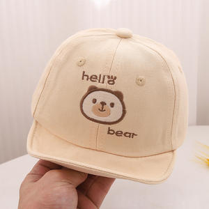 Verano lindo oso malla transpirable sombrilla gorra de béisbol sombrero para el sol <span class=keywords><strong>protector</strong></span> <span class=keywords><strong>solar</strong></span> para bebés de <span class=keywords><strong>6</strong></span> a 24 <span class=keywords><strong>meses</strong></span> - Product Image 4