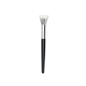 Wholesale New Goat Hair Foundation Cosmetic Stippling Brush For Facial Making Up With aluminum ferrule